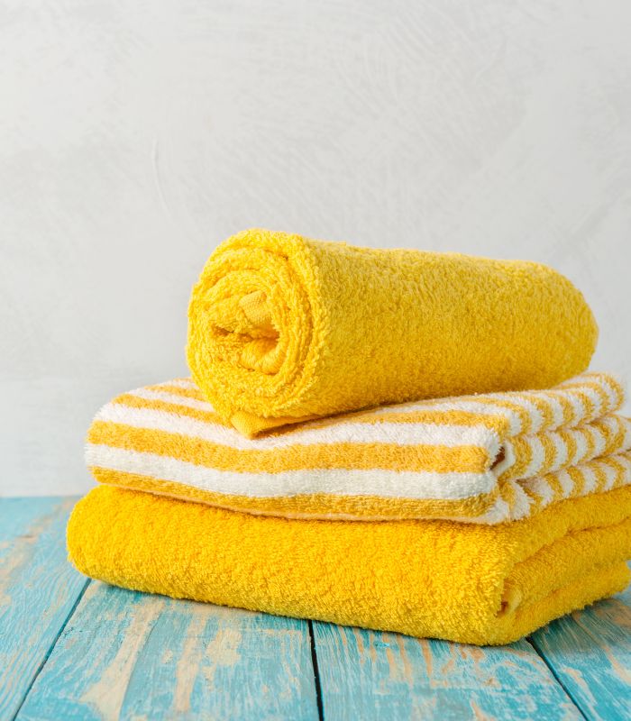 wholesale yellow bath towel
